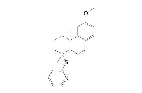 12-Methoxy-4.alpha.-(2'-pyridylthio)-18-norpodocarpa-8,11,13-triene