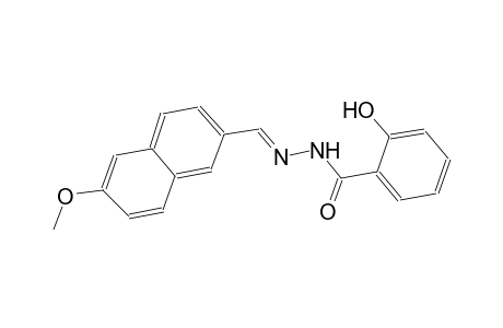 benzoic acid, 2-hydroxy-, 2-[(E)-(6-methoxy-2-naphthalenyl)methylidene]hydrazide