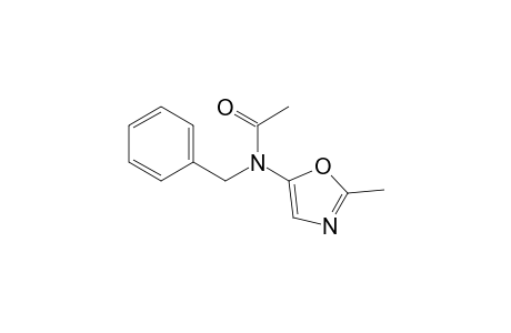 N-benzyl-N-(2-methyl-1,3-oxazol-5-yl)acetamide