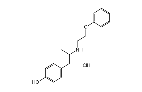 p-{2-[(2-PHENOXYETHYL)AMINO]PROPYL}PHENOL, HYDROCHLORIDE
