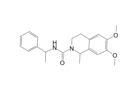 6,7-Dimethoxy-1-methyl-N-(1-phenylethyl)-3,4-dihydro-2(1H)-isoquinolinecarboxamide