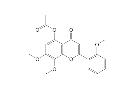 5-HYDROXY-2',7,8-TRIMETHOXYFLAVONE, ACETATE