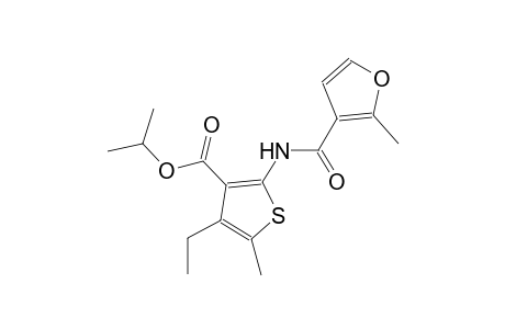 isopropyl 4-ethyl-5-methyl-2-[(2-methyl-3-furoyl)amino]-3-thiophenecarboxylate