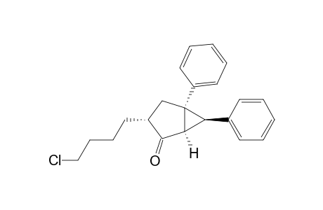Bicyclo[3.1.0]hexan-2-one, 3-(4-chlorobutyl)-5,6-diphenyl-, (1.alpha.,3.alpha.,5.alpha.,6.beta.)-