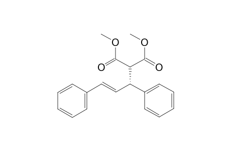 2-[(E,1R)-1,3-diphenylallyl]malonic acid dimethyl ester