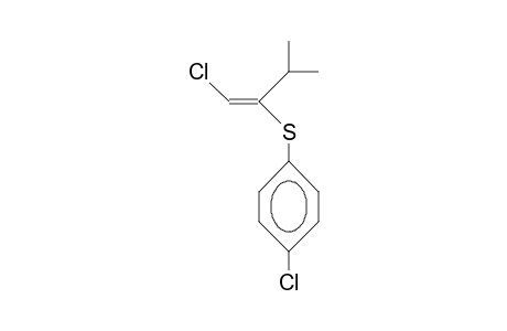 (E)-2-(4-CHLOROBENZENESULFENYL)-1-CHLORO-3-METHYL-1-BUTENE