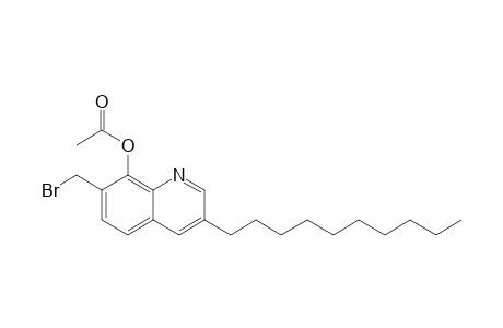 8-Acetoxy-3-n-decyl-7-(bromomethyl)quinoline