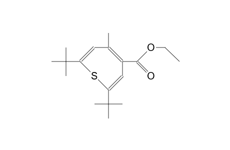 1-Thia-2,7-di-tert-butyl-4-methyl-5-carboethoxy-cycloheptatriene