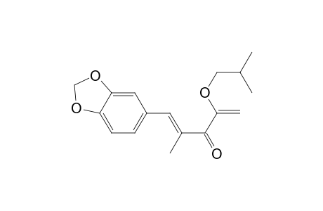 (E)-1-Benzo[1,3]dioxol-5-yl-4-isobutoxy-2-methyl-penta-1,4-dien-3-one