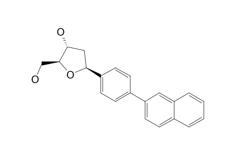 1,2-DIDEOXY-1-BETA-[4-(2-NAPHTHYL)-PHENYL]-D-RIBOFURANOSIDE