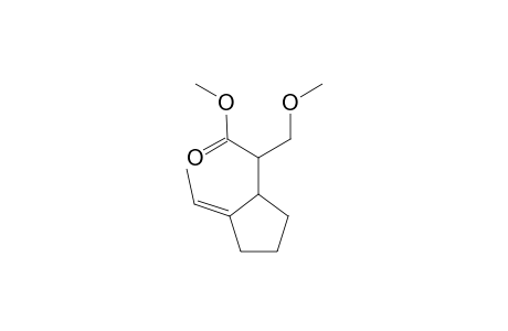 1-[(1'-(Methoxycarbonyl)-2'-methoxyethyl]-2-ethylidenecyclopentane