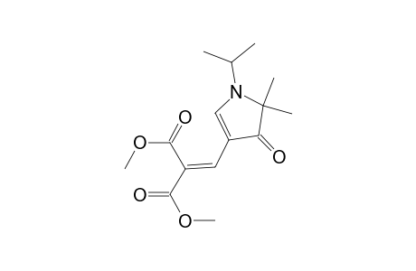 Propanedioic acid, [[2,3-dihydro-2,2-dimethyl-1-(1-methylethyl)-3-oxo-1H-pyrrol-4-yl]methylene]-, dimethyl ester