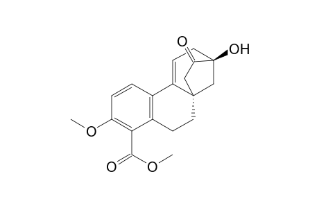 17,19,20-Trinorkaura-1,3,5(10),9(11)-tetraen-18-oic acid, 13-hydroxy-3-methoxy-16-oxo-, methyl ester, (.+-.)-