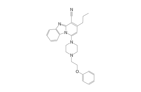 1-[4-(2-phenoxyethyl)-1-piperazinyl]-3-propylpyrido[1,2-a]benzimidazole-4-carbonitrile