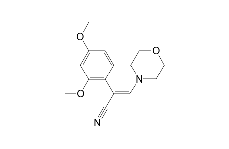 Propenenitrile, 2-(2,4-dimethoxyphenyl)-3-(4-morpholyl)-