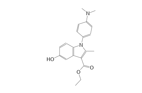 1H-indole-3-carboxylic acid, 1-[4-(dimethylamino)phenyl]-5-hydroxy-2-methyl-, ethyl ester