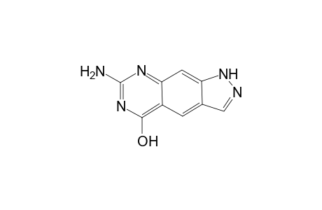 5H-Pyrazolo[4,3-g]quinazolin-5-one, 7-amino-1,6-dihydro-