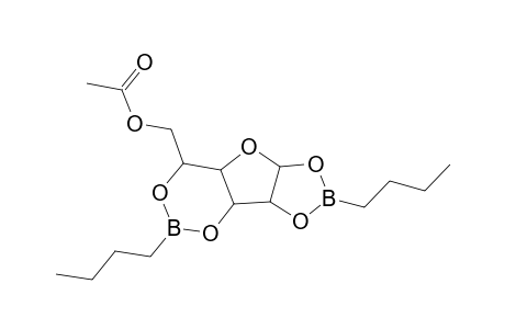 (2,5-Dibutyltetrahydro-3bh-[1,3,2]dioxaborolo[4',5':4,5]furo[3,2-d][1,3,2]dioxaborinin-7-yl)methyl acetate