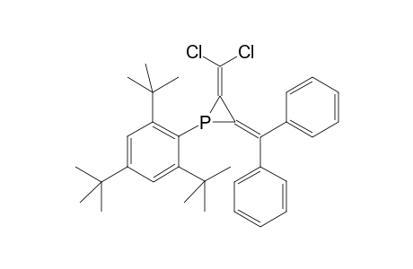 2-Dichloromethylene-1-(2,4,6-tri-t-butylphenyl)-3-(2,2-diphenylmethenylene)-1-phosphirane