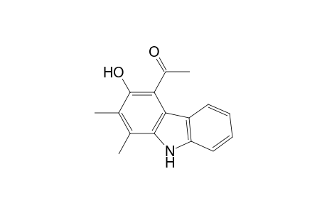 Ethanone, 1-(3-hydroxy-1,2-dimethyl-9H-carbazol-4-yl)-