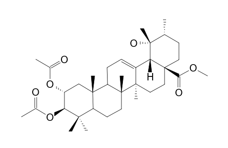 METHYL-2,3-DIACETYL-TORMENTATE;METHYL-2-ALPHA,3-BETA-DIACETOXY-19-ALPHA-HYDROXY-URS-12-EN-28-OATE