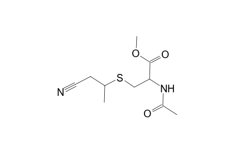Methyl 2-(acetylamino)-3-[(2-cyano-1-methylethyl)sulfanyl]propanoate