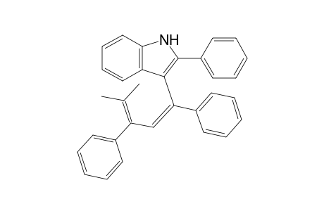 3-[(Z)-4-Methyl-1,3-diphenylpenta-1,3-dienyl]-2-phenyl-1H-indole