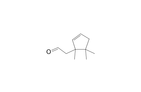 2-(1,5,5-Trimethylcyclopent-2-en-1-yl)acetaldehyde