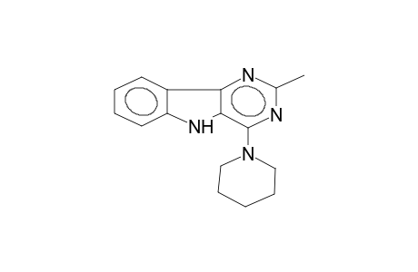 3-methyl-1-piperidinoindolo[3,2-d]pyrimidine