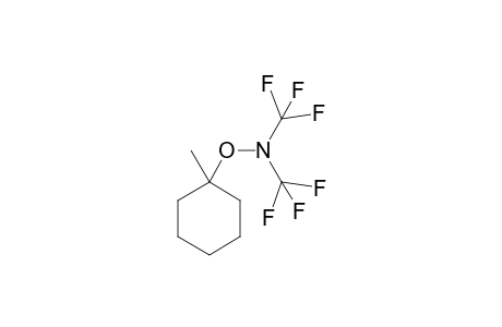 1-(bistrifluoromethylamino-oxy)-1-methylcyclohexane