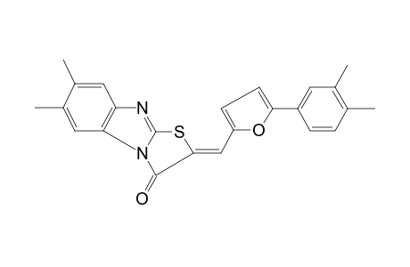 2-[5-(3,4-dimethyl-phenyl)-furan-2-ylmethylene]-6,7-dimethyl-benzo[4,5]imidazo[2,1-b]thiazol-3-one