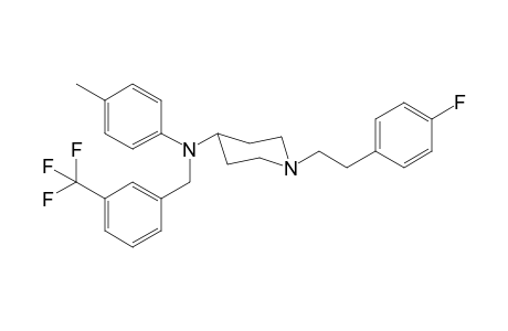 1-[2-(4-Fluorophenyl)ethyl]-N-4-methylphenyl-N-([3-(trifluoromethyl)phenyl]methyl)piperidin-4-amine