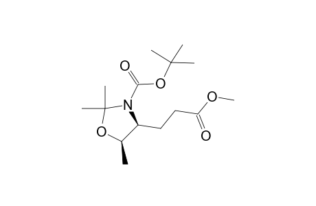 Methyl (2R,3R)-4-[(tert-butoxycarbonyl)amino]-5-hydroxyhexanoate acetonide