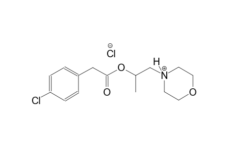 4-(2-{[(4-chlorophenyl)acetyl]oxy}propyl)morpholin-4-ium chloride