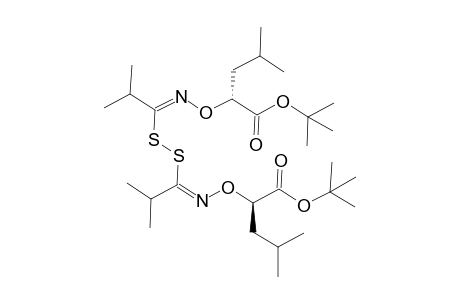 1,1'-bis[({[N-(t-Butoxycarbonyl)-4''-methylpentanoyl]oxy}imino)isobutyl]- Disulfide