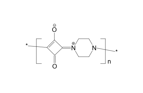 Poly[Piperazinylene(1,4)amer-alt-quadratyl(1,3)amer]; polyamide from 1,3-quadratic acid and piperazine; poly(squarylamide), cycloaliphatic