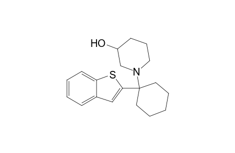 1-[1-(1-benzothiophen-2-yl)cyclohexyl]-3-piperidinol