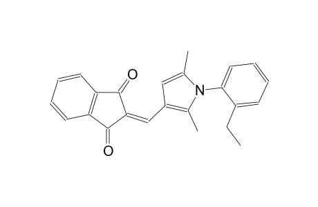 2-{[1-(2-ethylphenyl)-2,5-dimethyl-1H-pyrrol-3-yl]methylene}-1H-indene-1,3(2H)-dione