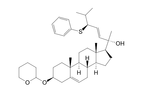 (3.beta.,20S,22E,24S)-24-(Phenylthio)-3-[(tetrahydro-2H-pyran-2-yl)oxy]cholesta-5,22-dien-20-ol