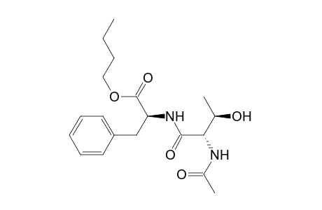 L-Phenylalanine, N-(N-acetyl-L-threonyl)-, butyl ester
