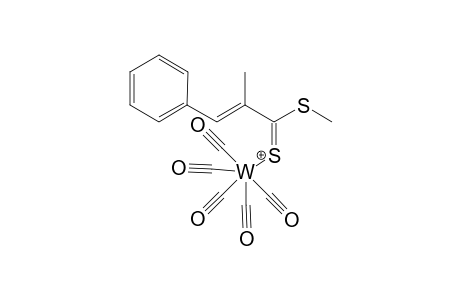Pentacarbonyl[S-methyl (E)-2-methyl-3-phenyldithio-2-propenoate] tungsten