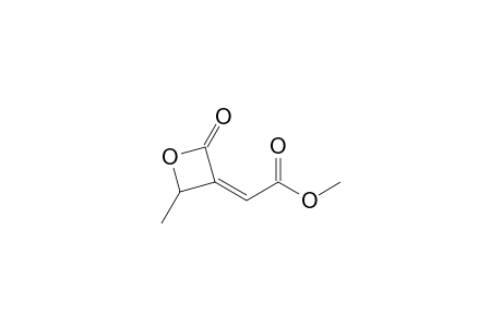 (2Z)-2-(2-keto-4-methyl-oxetan-3-ylidene)acetic acid methyl ester