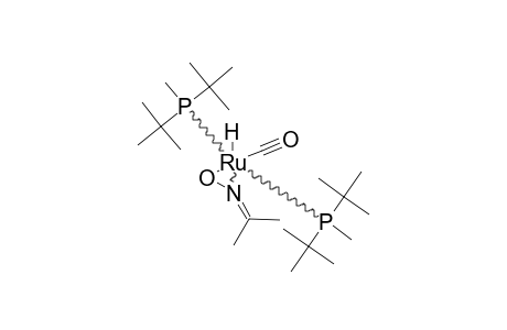 (ACETONOXIMATO-N,O)-CARBONYLBIS-(DI-TERT.-BUTYLMETHYLPHOSPHANE)-HYDRIDORUTHENIUM-(2)