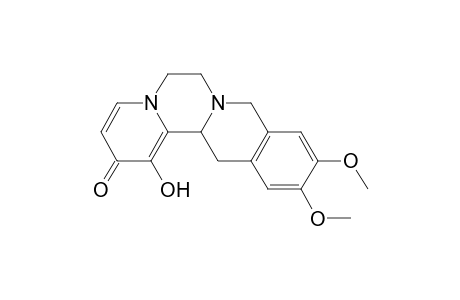 Pyrido[2',1':3,4]pyrazino[1,2-b]isoquinolin-2(9H)-one, 6,7,14,14a-tetrahydro-1-hydroxy-11,12-dimethoxy-