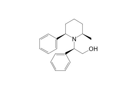 (2R,6R,1'R)-N-(2-Hydroxy-1-phenylethyl)-2-methyl-6-phenylpiperidine