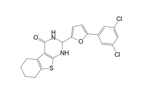 2-[5-(3,5-dichlorophenyl)-2-furanyl]-2,3,5,6,7,8-hexahydro-1H-[1]benzothiolo[2,3-d]pyrimidin-4-one