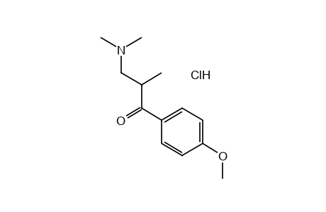 3-(DIMETHYLAMINO)-4'-METHOXY-2-METHYLPROPIOPHENONE, HYDROCHLORIDE