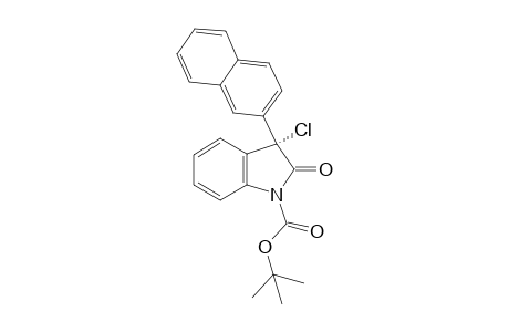 (3S)-tert-butyl 3-chloro-3-(naphthalen-2-yl)-2-oxoindoline-1-carboxylate
