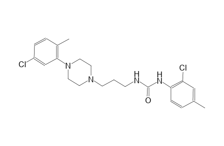 urea, N-(2-chloro-4-methylphenyl)-N'-[3-[4-(5-chloro-2-methylphenyl)-1-piperazinyl]propyl]-