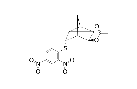 exo-3-(2,4-Dinitro-phenylthio)-endo-tricyclo-[2.2.1.0(2,6)]-heptane-5-ol-acetate